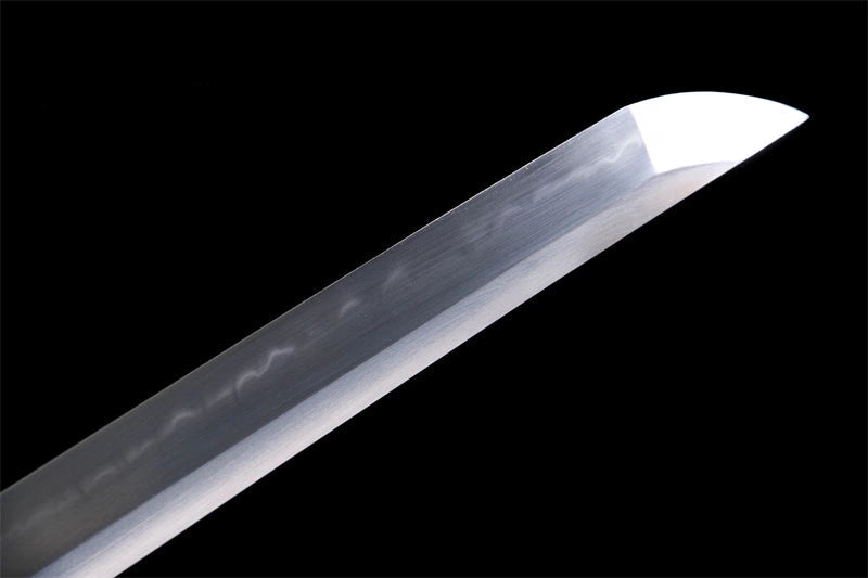 Katana Tsuki — Acier T10 forgé — Hamon réel & monture classique