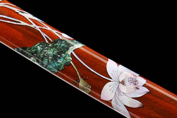 Katana Tsuki — Acier T10 forgé — Hamon réel & monture classique