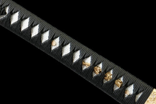 Katana Mitsuhi — Damas trois éclats forgé à la main