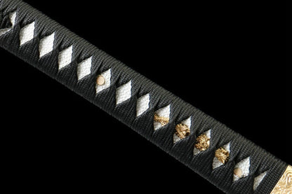 Katana Mitsuhi — Damas trois éclats forgé à la main