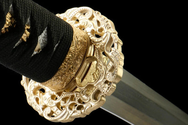 Katana Mitsuhi — Damas trois éclats forgé à la main