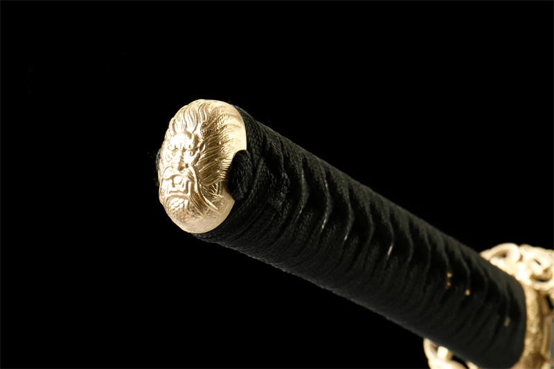 Katana Mitsuhi — Damas trois éclats forgé à la main