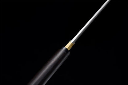 Katana Kuroki — Hamon choji — Saya en ébène massif