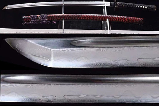 Katana Tomoe — Construction Sanmai — Tranchant & âme distincts