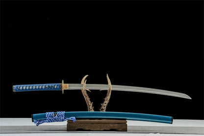 Katana Sora — Acier carbone forgé à la main — vue 4