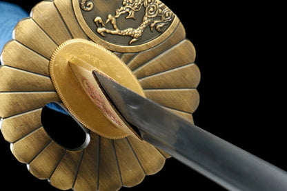 Katana Sora — Acier carbone forgé à la main — vue 8